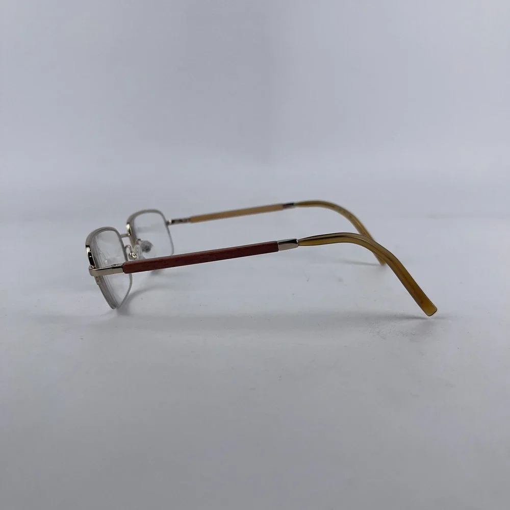 Saki By Modo 804 Women's Eyeglasses Frame Brown Plastic Half Rim 52-19-140‎ mm